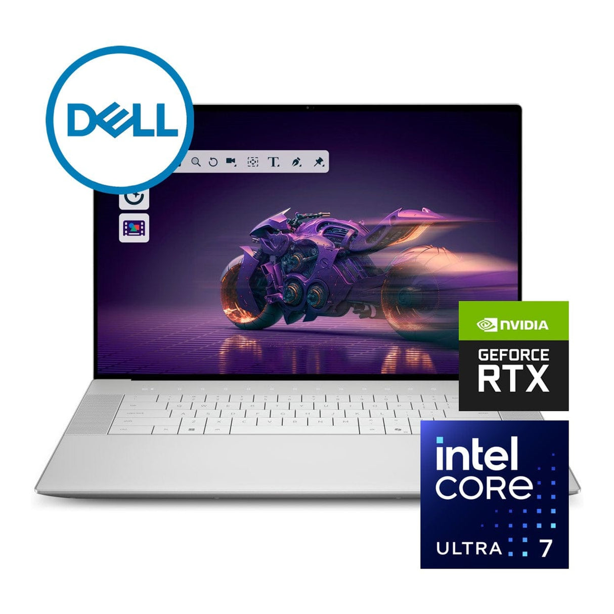 Dell 16 Premium 16.3-inch 2K AI Laptop - Intel Core Ultra 7 255HX 1TB SSD 16GB RAM RTX 5050 Win 11 Home