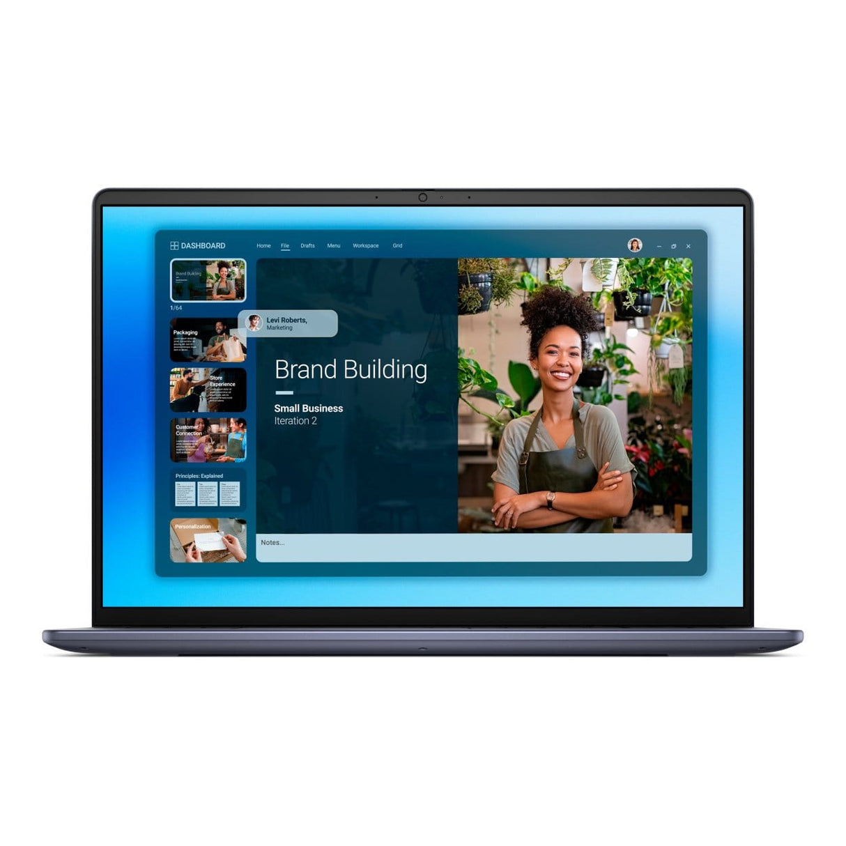 Dell 16 16-inch FHD+ Laptop - Intel Core 7 150U 512GB SSD 16GB RAM Win 11 Pro