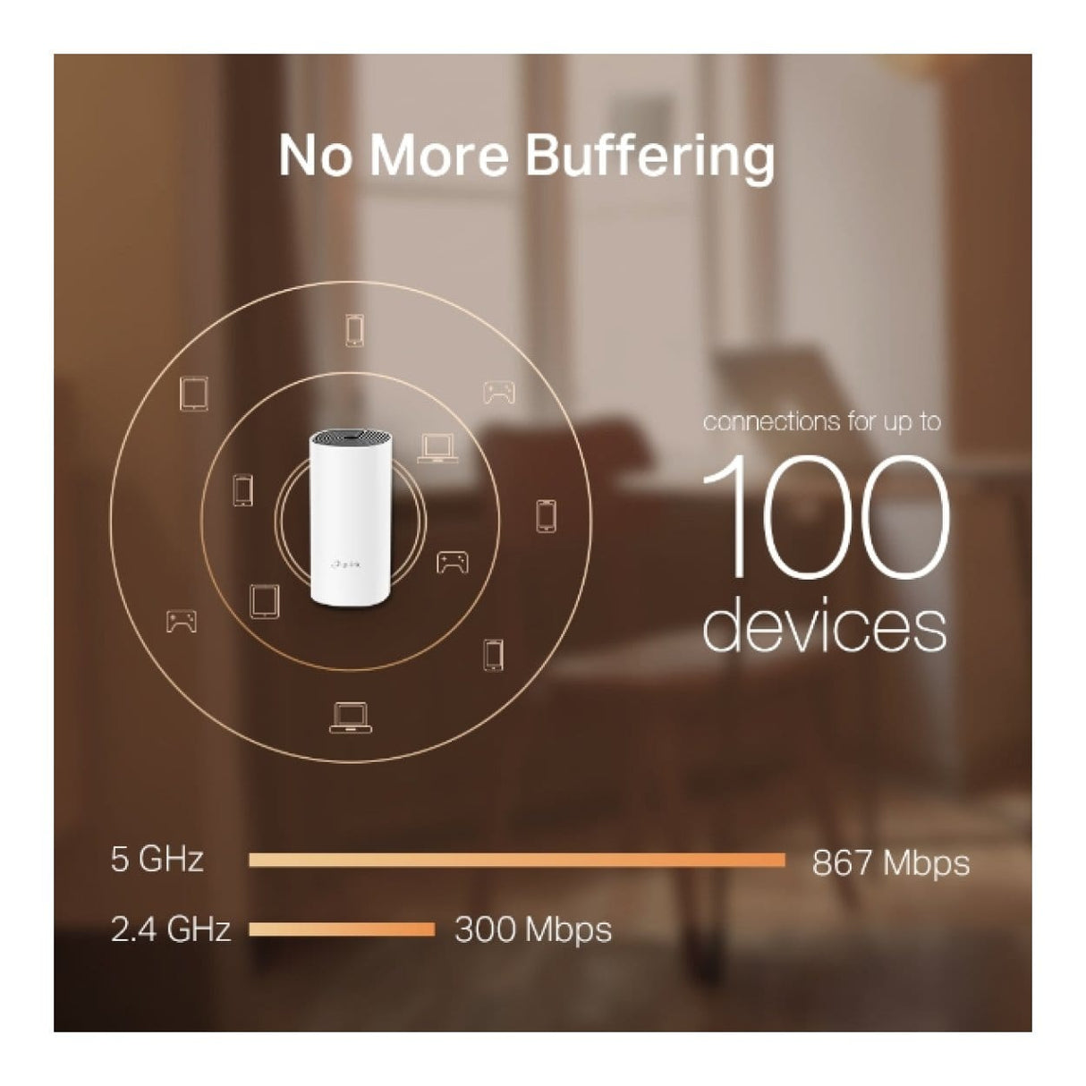 TP-Link Deco M4(3-pack) M4 AC1200 Whole Home Mesh Wi-Fi System 3-pack