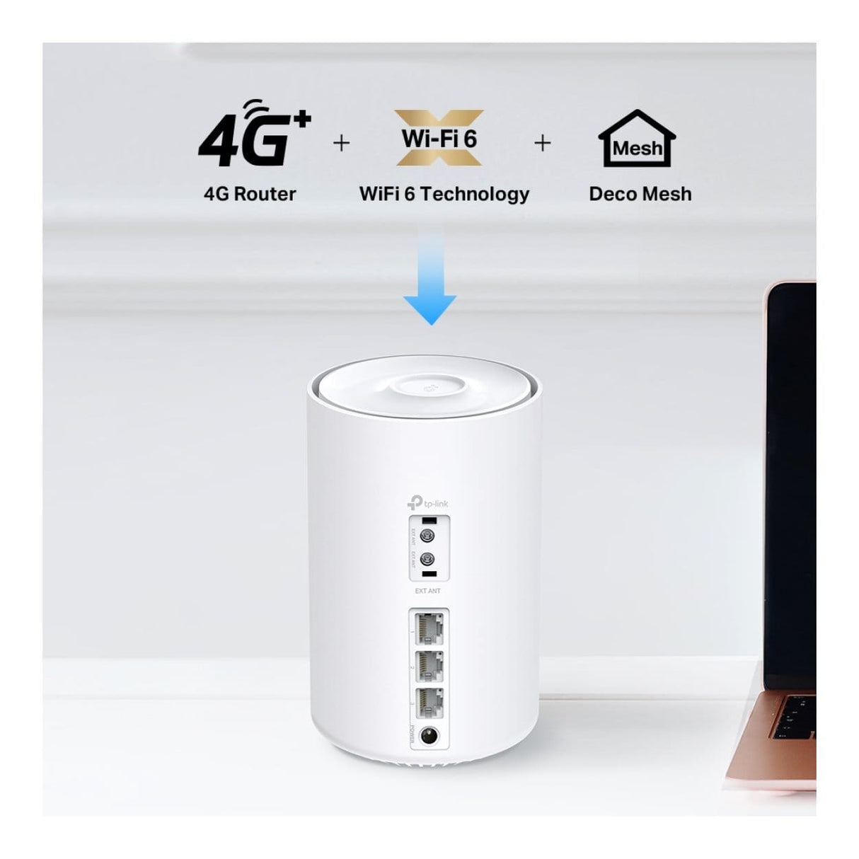 TP-Link Deco X50 4G+ AX3000 Whole Home Mesh WiFi 6 Gateway