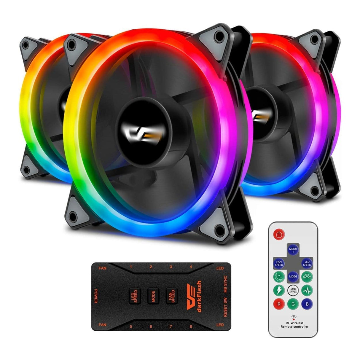 darkFlash DR12 PRO ARGB 3-in-1 Cooling Fan DF-DR12-PRO-3