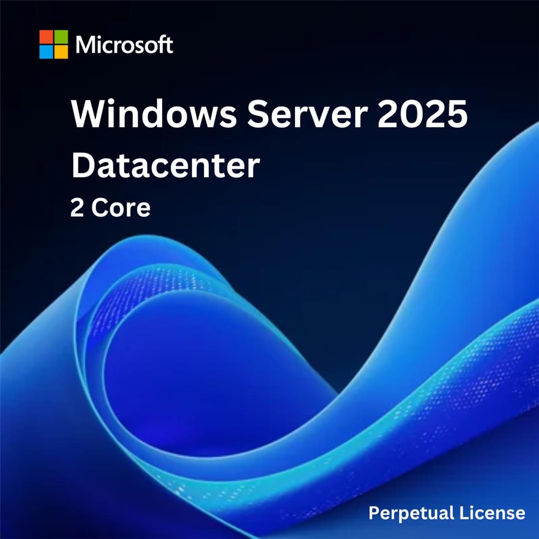 Windows Server 2025 Datacenter 2 Core - Perpetual License