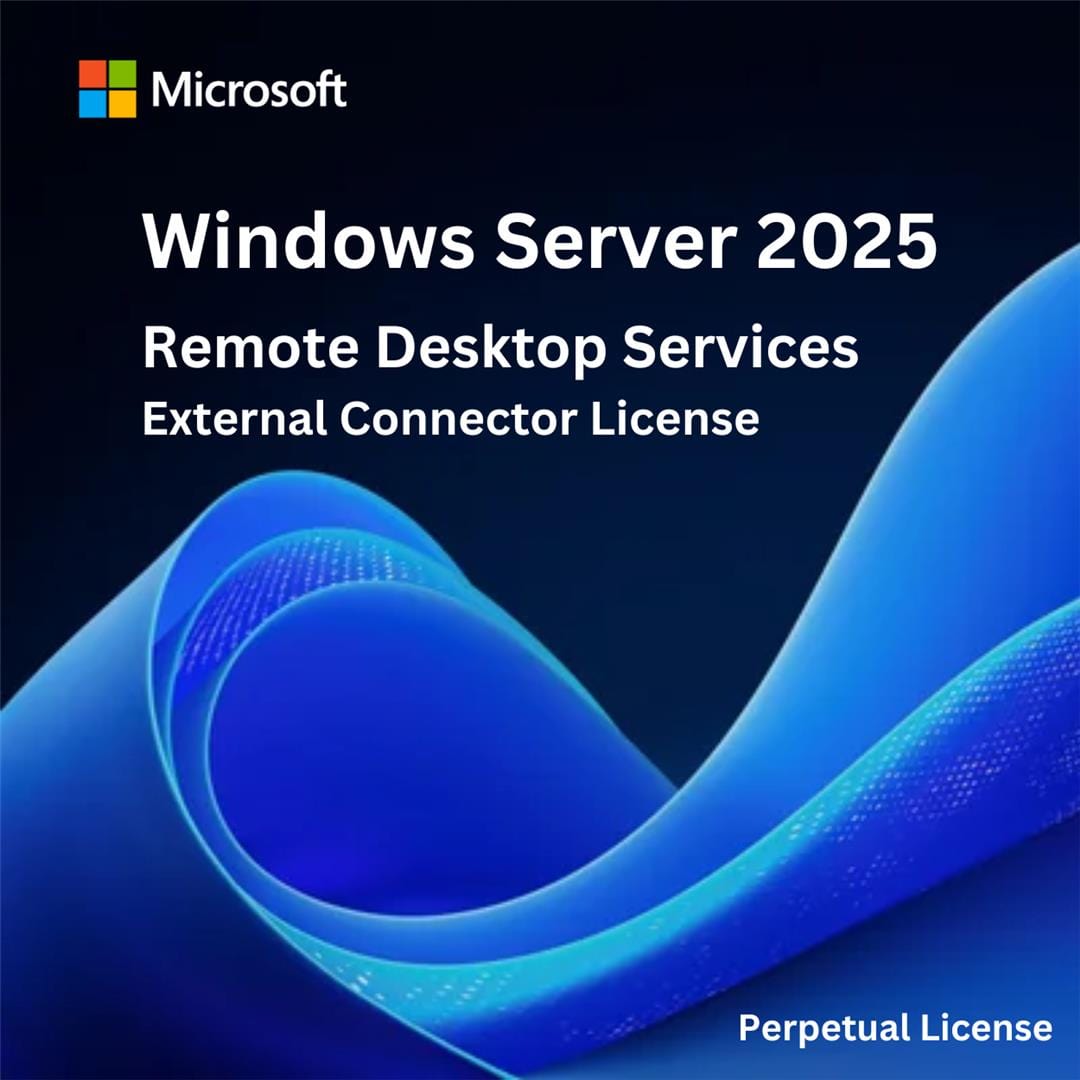 Windows Server 2025 Remote Desktop Services External Connector License - Perpetual License