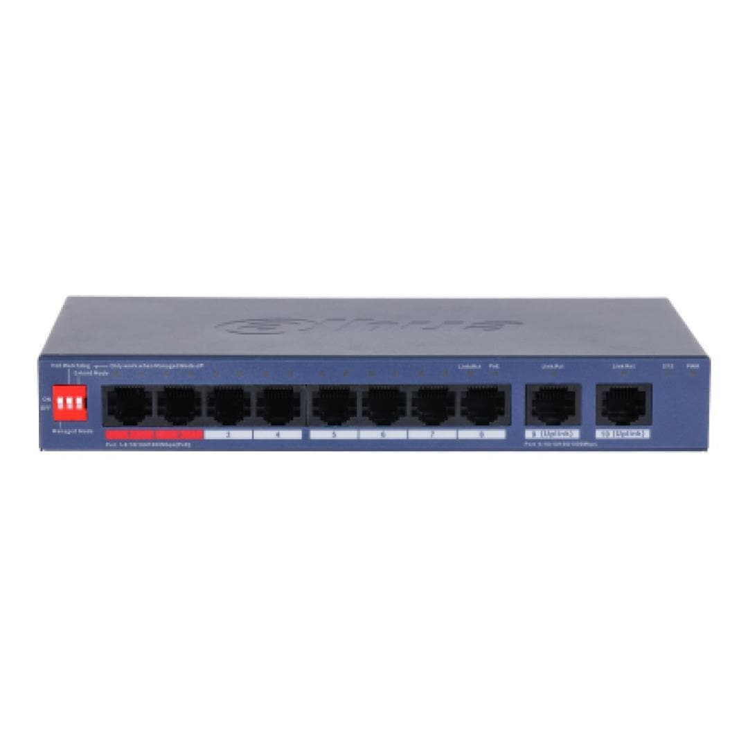 Dahua CS4010-8GT-110 10-port Cloud Managed L2 Network Switch