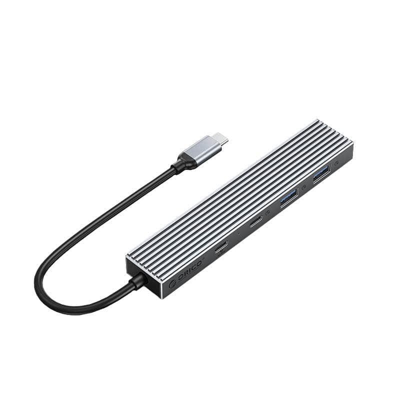 Orico 4-Port USB Type-C Hub with PD100W DHF-2U2C-GY-BP