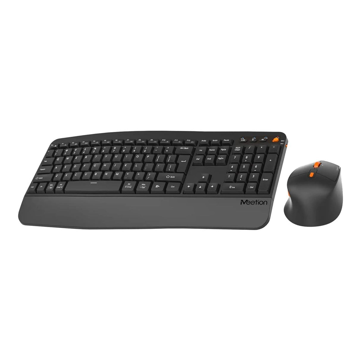 Meetion DirectorA2 Dual-Mode Ergonomic Wireless Keyboard & Mouse Combo