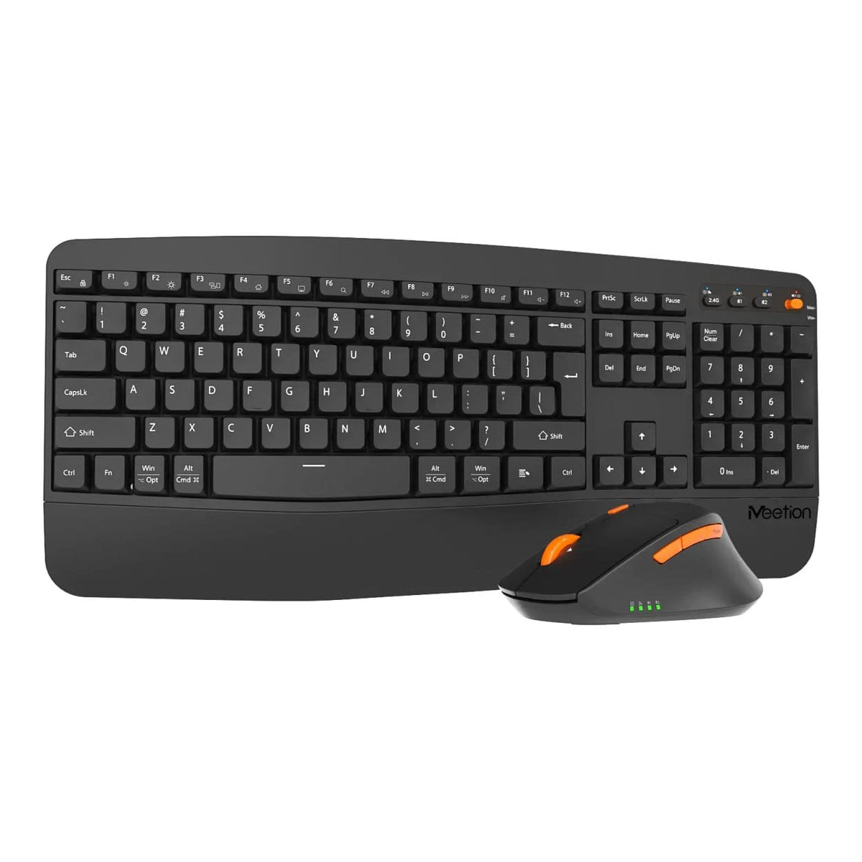 Meetion DirectorA2 Dual-Mode Ergonomic Wireless Keyboard & Mouse Combo