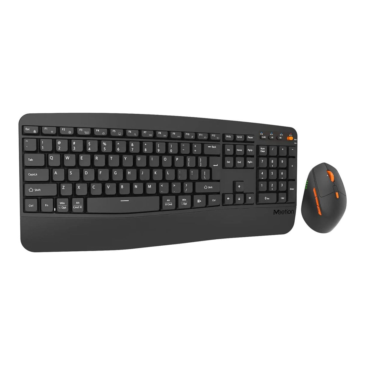 Meetion DirectorA2 Dual-Mode Ergonomic Wireless Keyboard & Mouse Combo