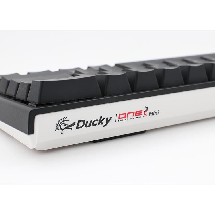 Ducky One 2 Pro Mini 60 Cherry MX Blue Clicky Mechanical Wired Gaming Keyboard - Black DKON2061ST-CUSPDAZT2