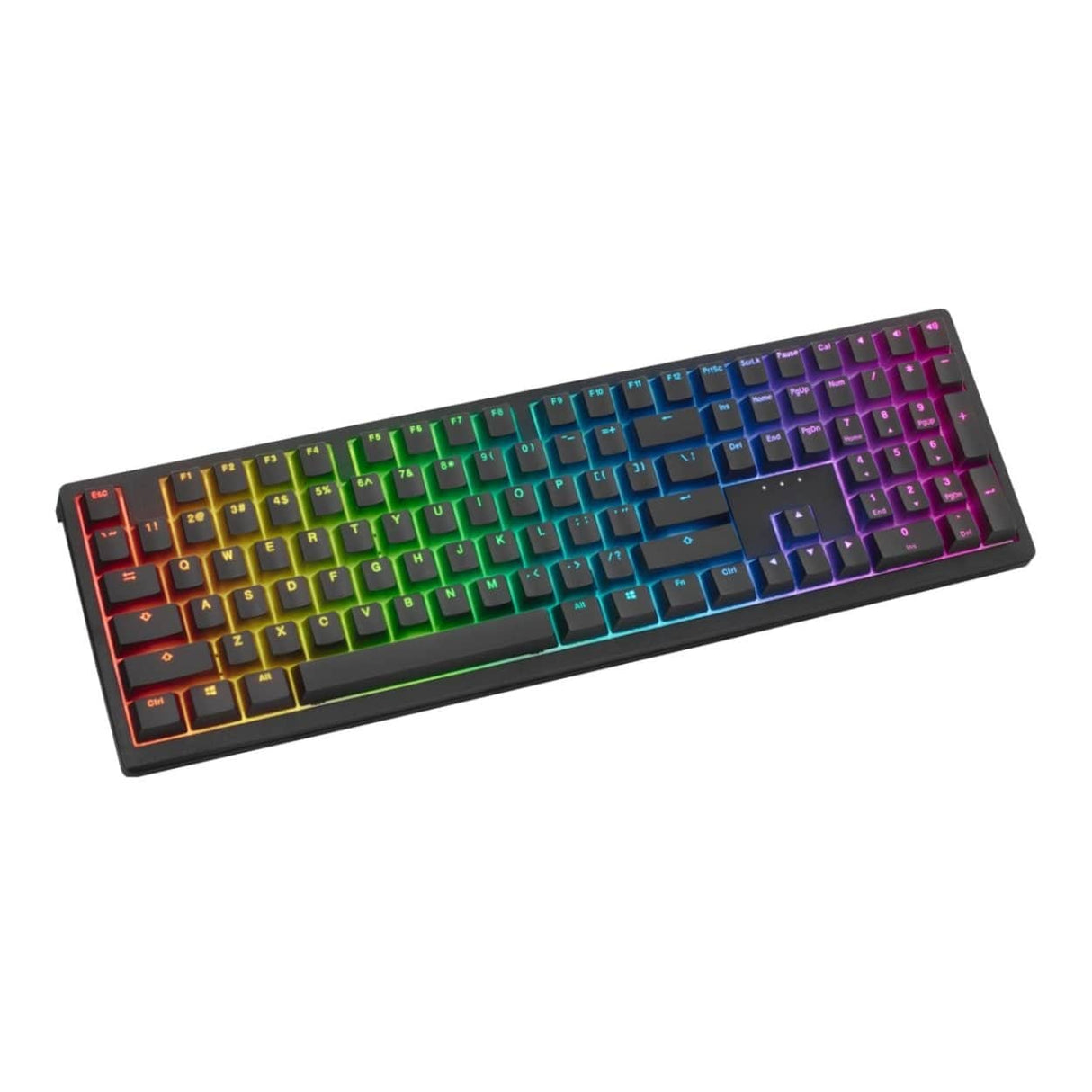 Ducky Zero 6108 Wireless RGB Gaming Keyboard Black with Cherry MX2A Blue Clicky Switches
