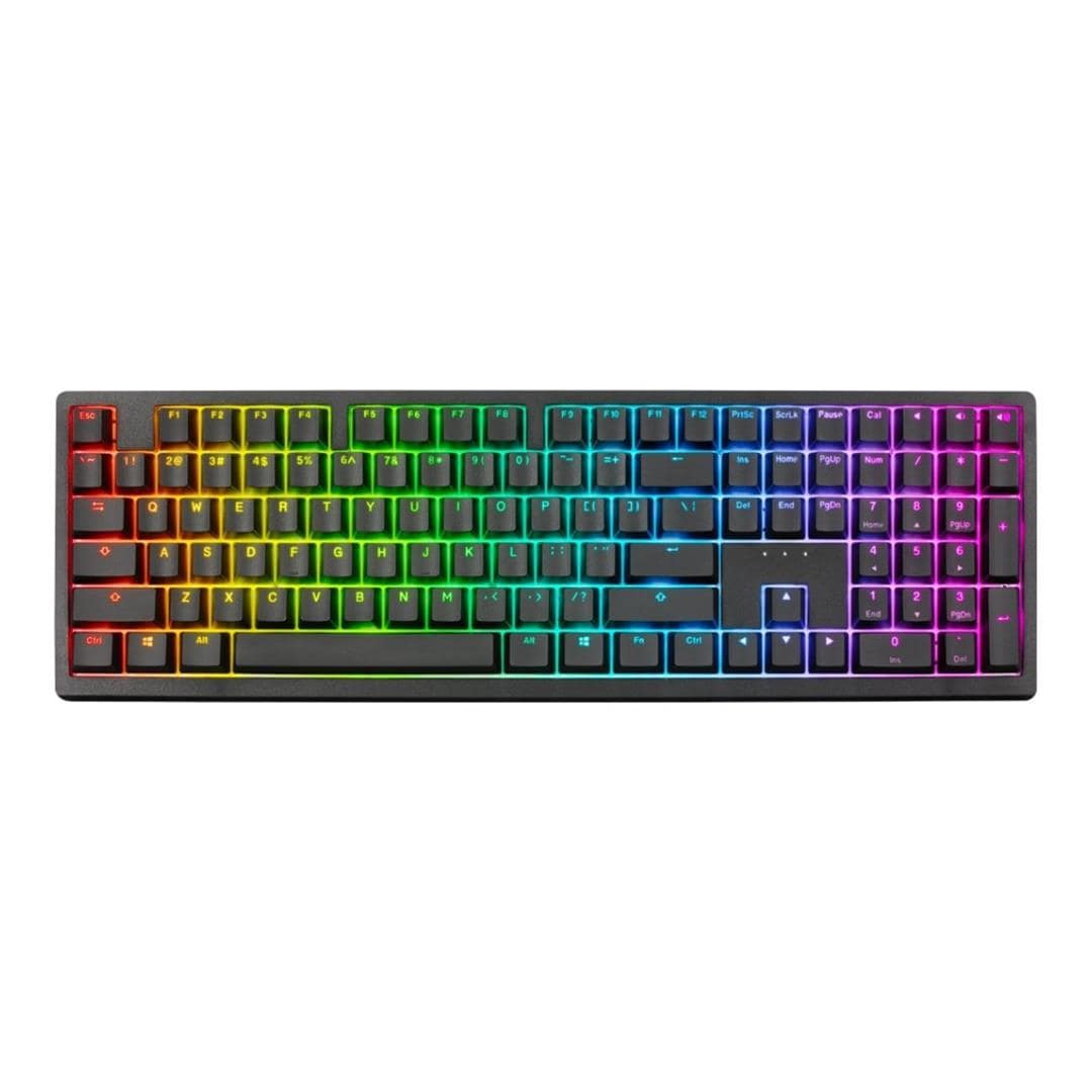 Ducky Zero 6108 Wireless RGB Gaming Keyboard Black with Cherry MX2A Red Linear Switches