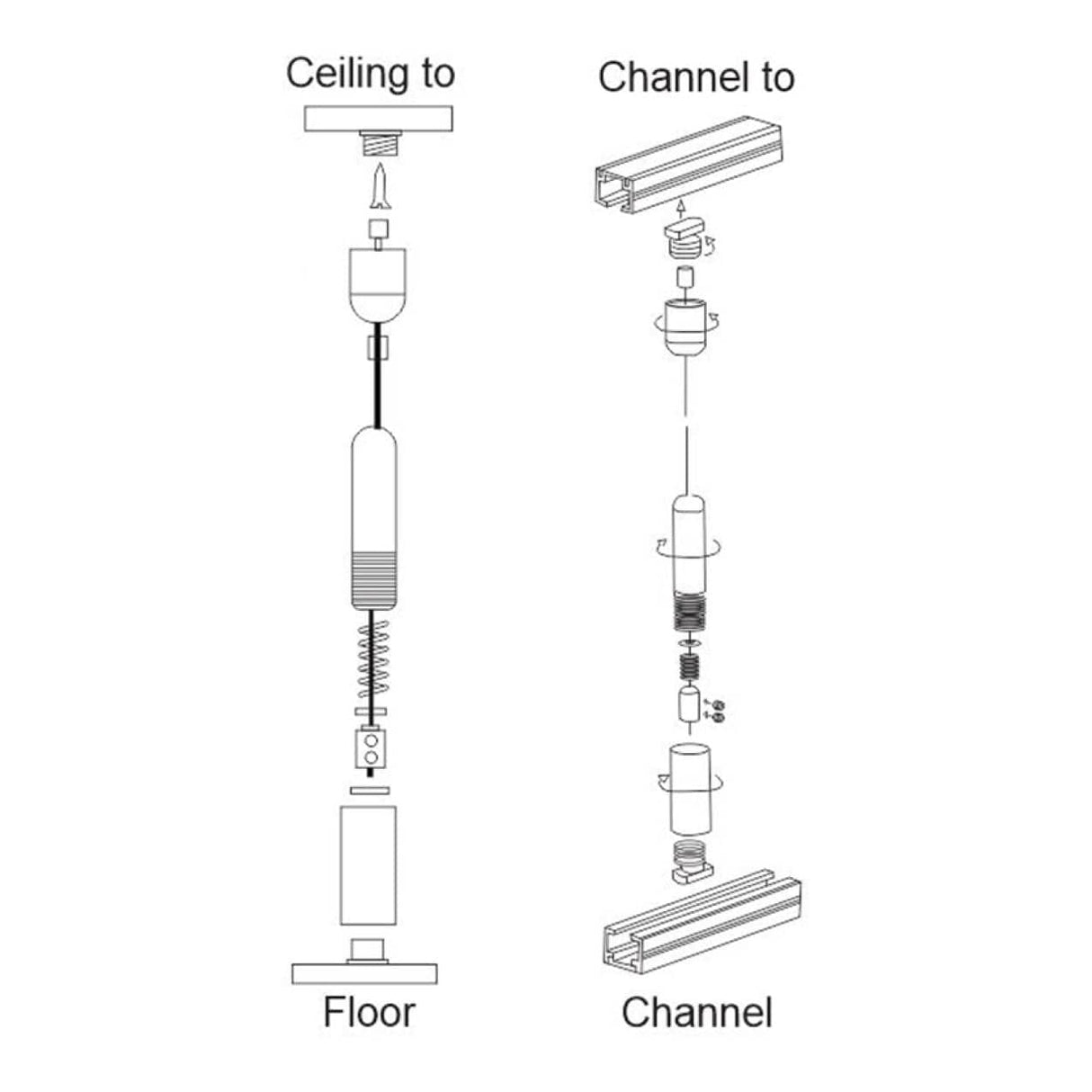 Parrot Floor to Ceiling Mounting Designer Kit DM5200R