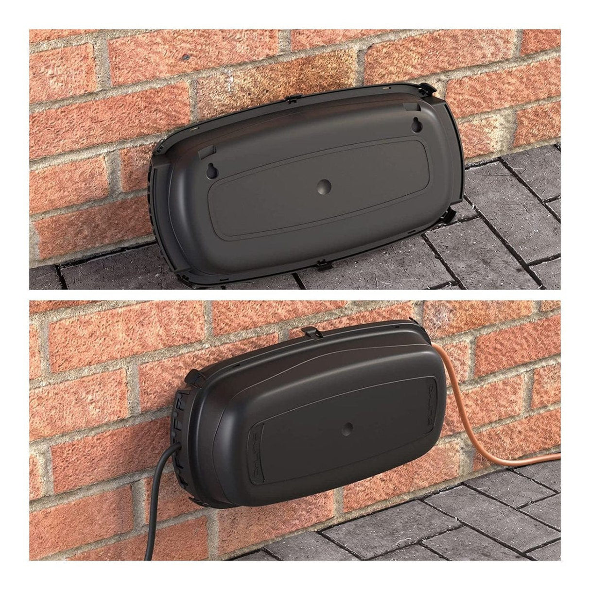 D-Line DOCM001 Outdoor Cable Management Box Black
