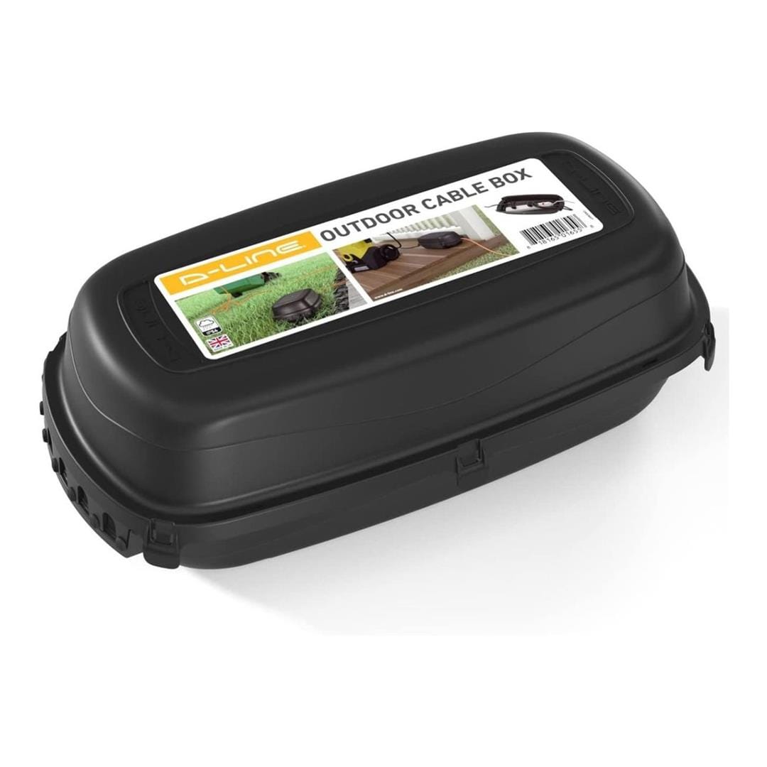 D-Line DOCM001 Outdoor Cable Management Box Black