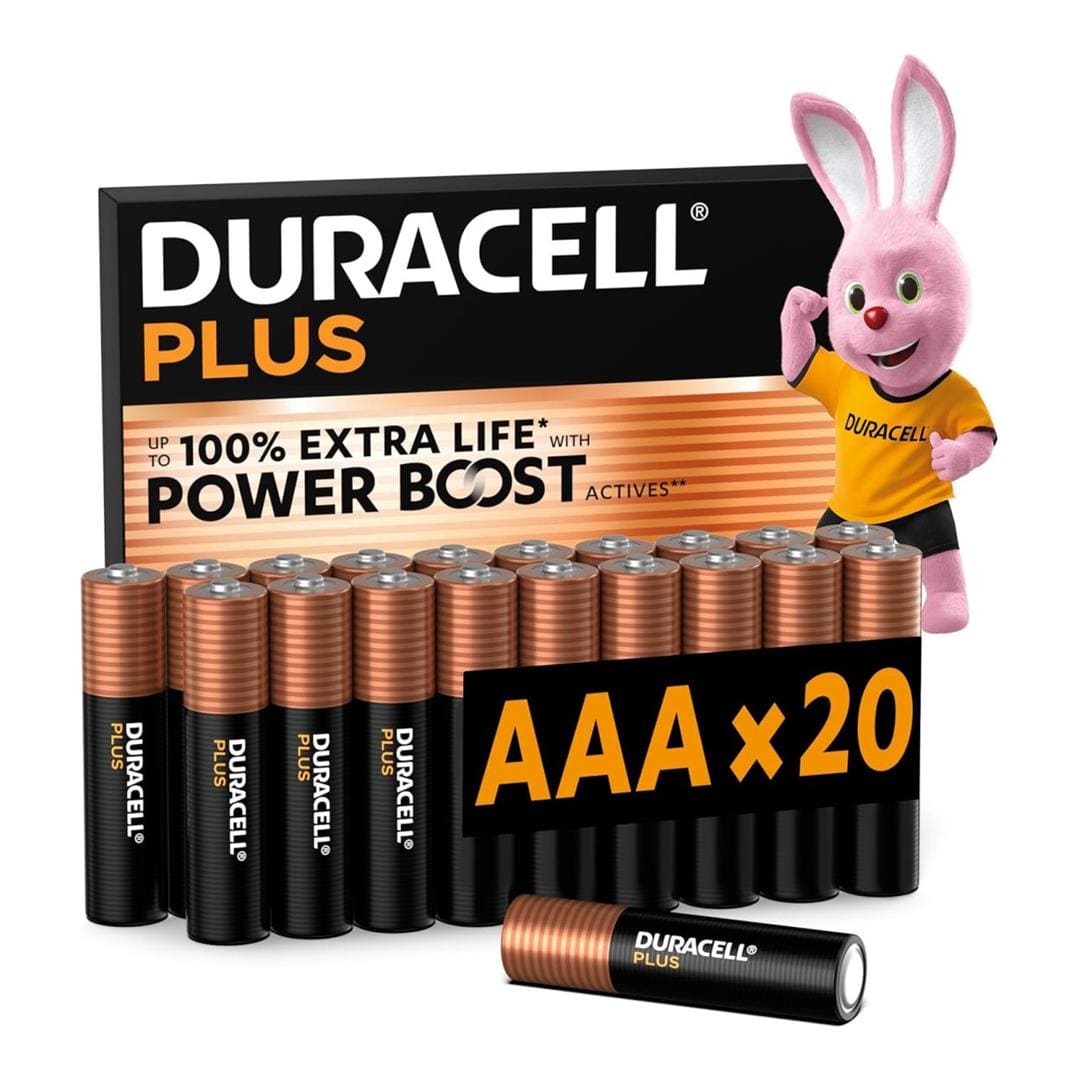 Duracell Plus AAA 20 Power Boost Battery 10-pack DP177185