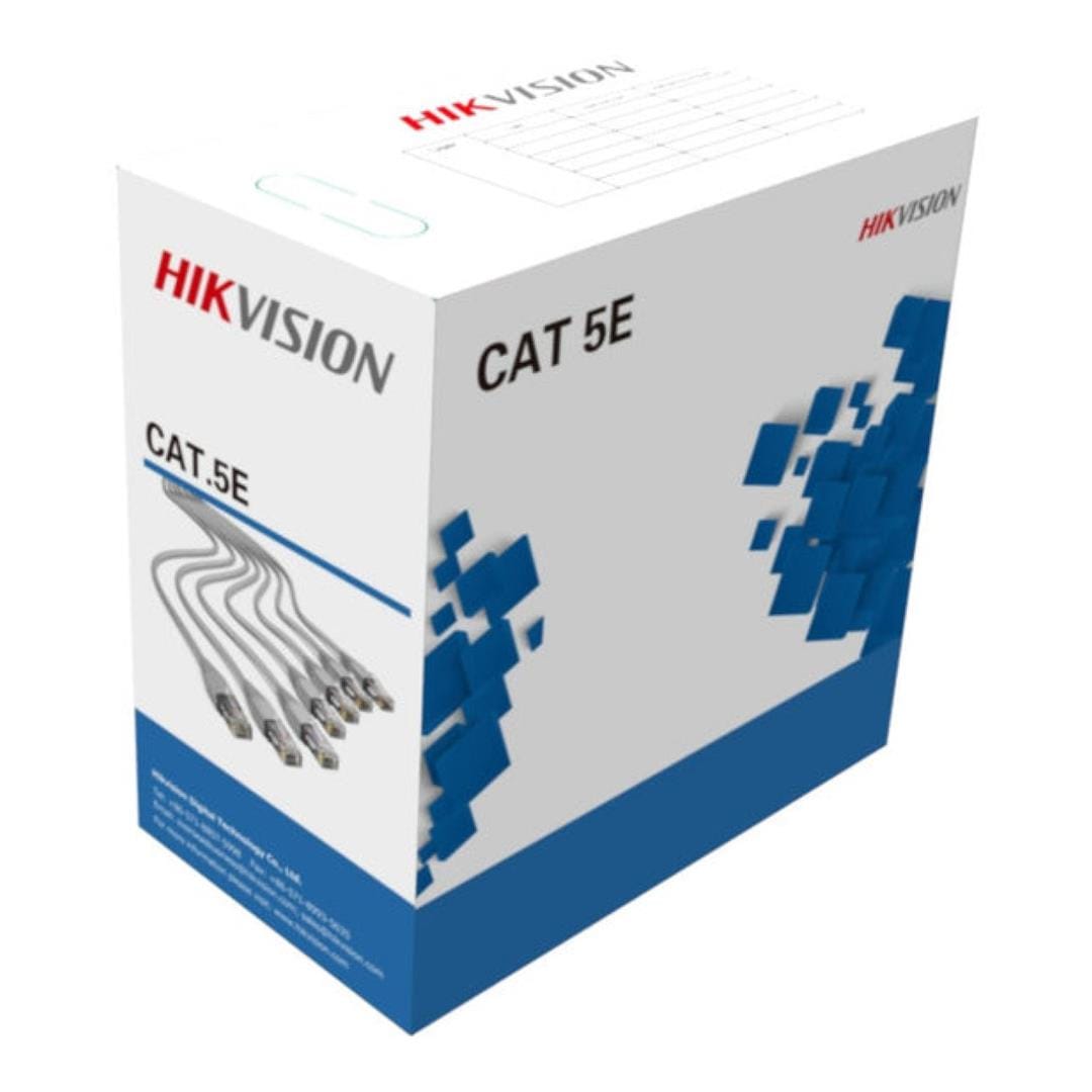 Hikvision DS-1LN5E-E/E 305m CAT5E Solid Copper UTP Network Cable Grey (Open Box)