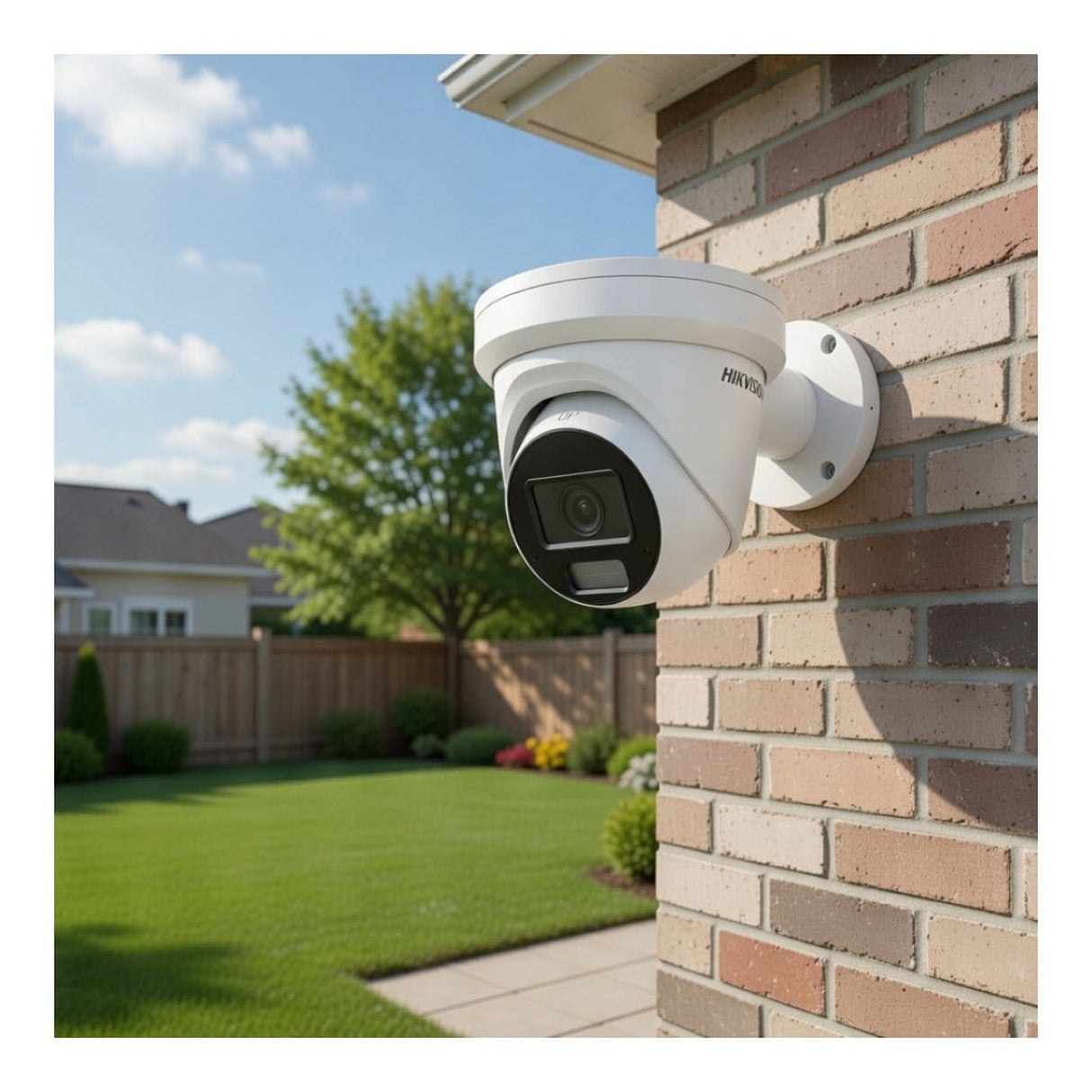 Hikvision 4MP 2.8mm AcuSense Strobe Light and Audible Warning Fixed Turret Network Camera DS-2CD2346G2-ISU/SL(2.8mm)