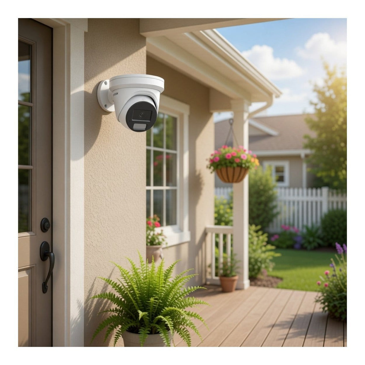 Hikvision 4MP 2.8mm AcuSense Powered by Darkfighter Fixed Turret Network Camera DS-2CD2346G2H-IU(2.8mm)