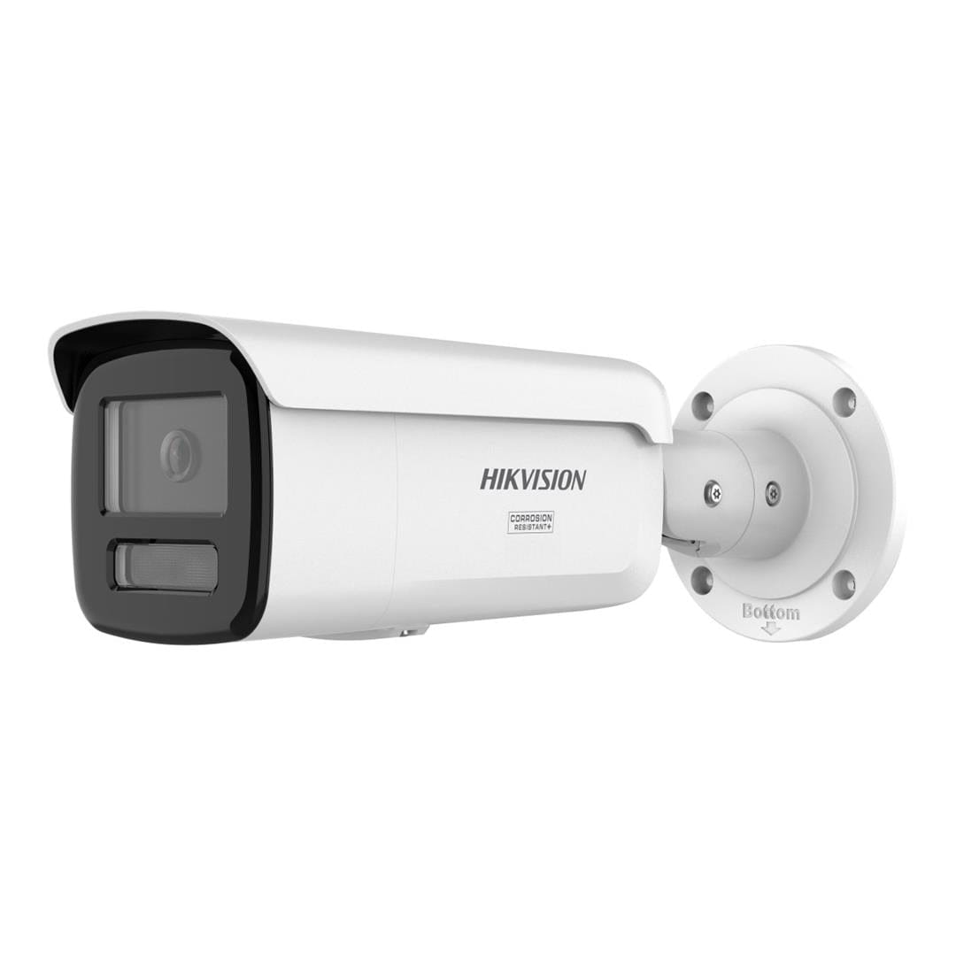Hikvision 4MP 4mm Smart Hybrid Light with ColorVu Fixed Bullet Network Camera DS-2CD2T47G3-LIY(4mm)