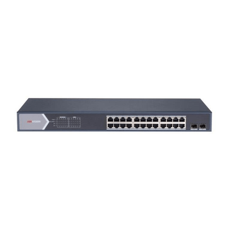Hikvision 24-port GbE PoE Smart Managed Switch with 2x SFP ports DS-3E1526P-SI