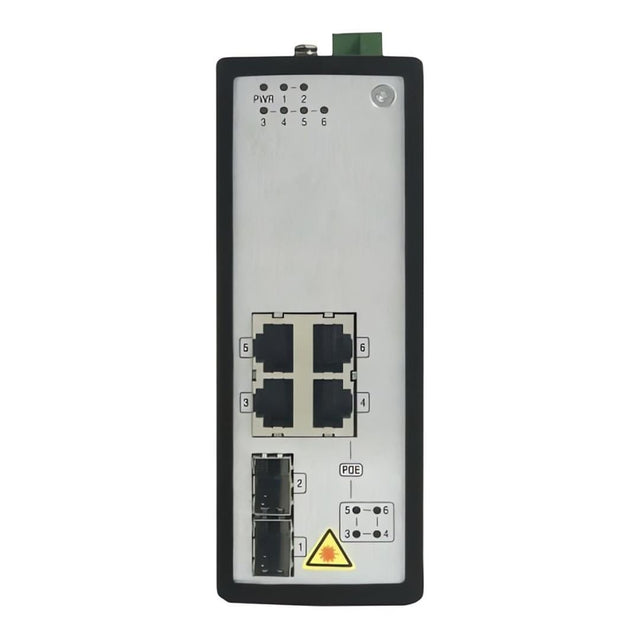 Hikvision 4-port GbE POE Unmanaged Industrial Switch with 2x SFP ports DS-3T0506P