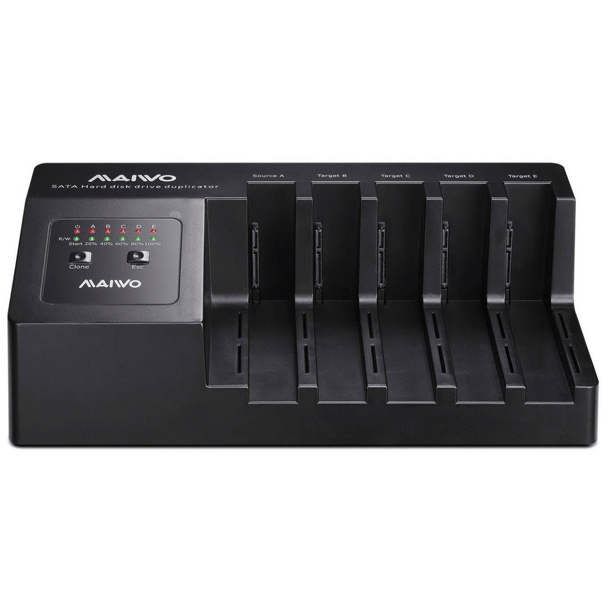 Maiwo K3095A 5-Bay USB 3.0 SATA HDD Cloning Station DS-5B-USB3-FAN-M-A