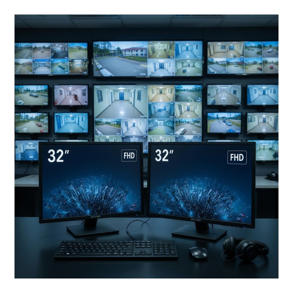 Hikvision 32-inch 1920 x 1080p FHD 16:9 75Hz 8ms LED VA Monitor DS-D5032F3-1V0S