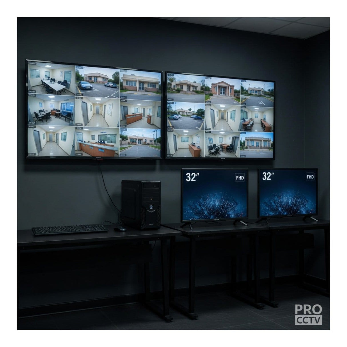 Hikvision 32-inch 1920 x 1080p FHD 16:9 75Hz 8ms LED VA Monitor DS-D5032F3-1V0S