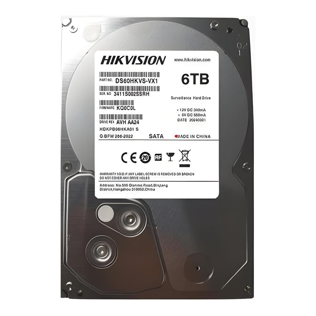 Hikvision DS60HKVS-VX1 3.5-inch 6TB SATA3 Surveillance Internal Hard Drive