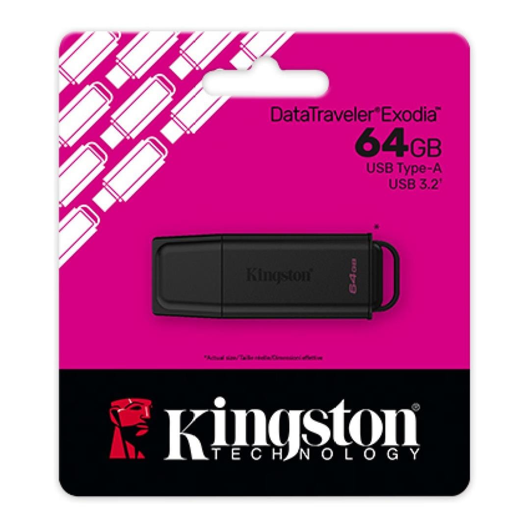 Kingston DTXG2 DataTraveler Exodia 64GB USB Flash Drive Black
