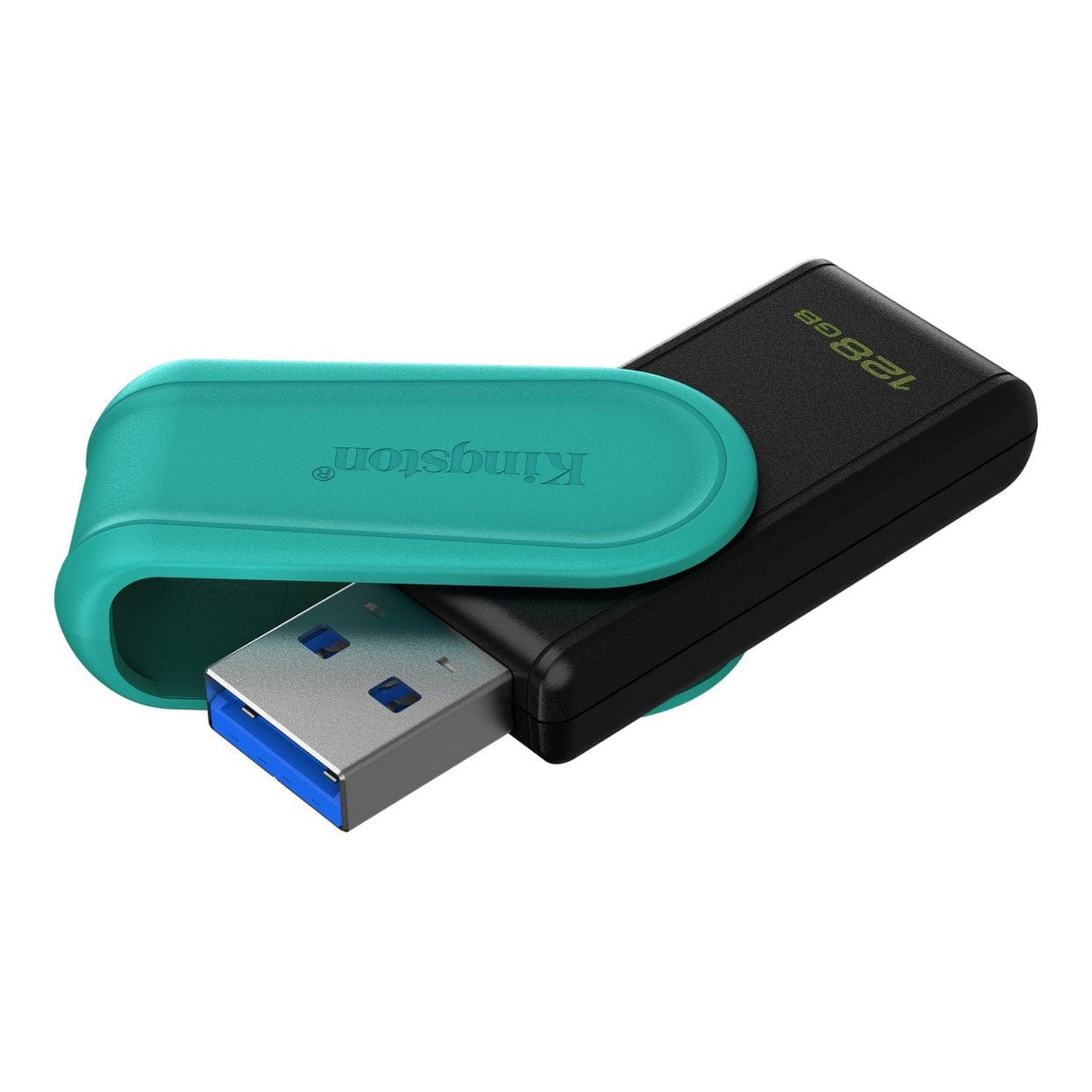 Kingston Technology DataTraveler Exodia S 128GB USB 3.2 Black and Turquoise USB Flash Drive DTXS/128GB