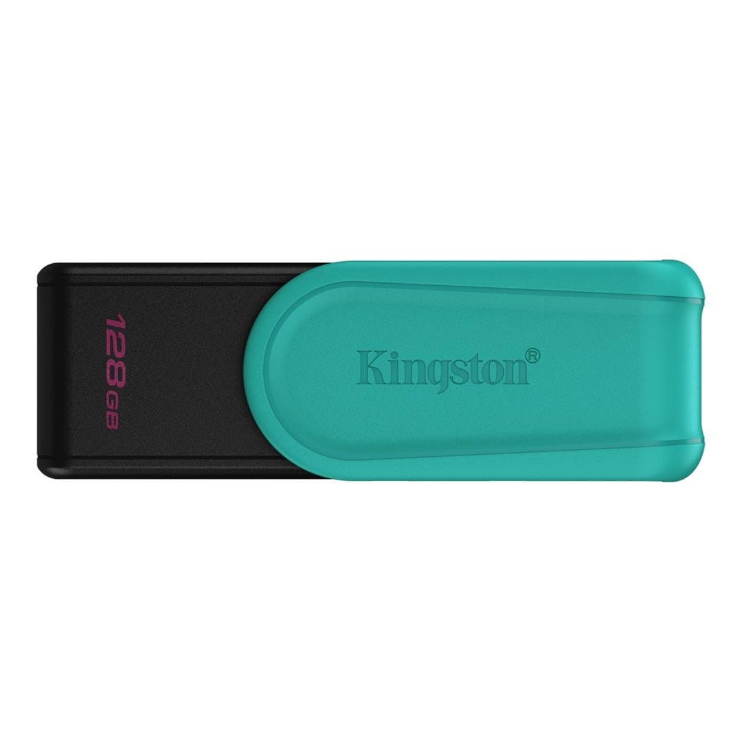 Kingston Technology DataTraveler Exodia S 128GB USB 3.2 Black and Turquoise USB Flash Drive DTXS/128GB