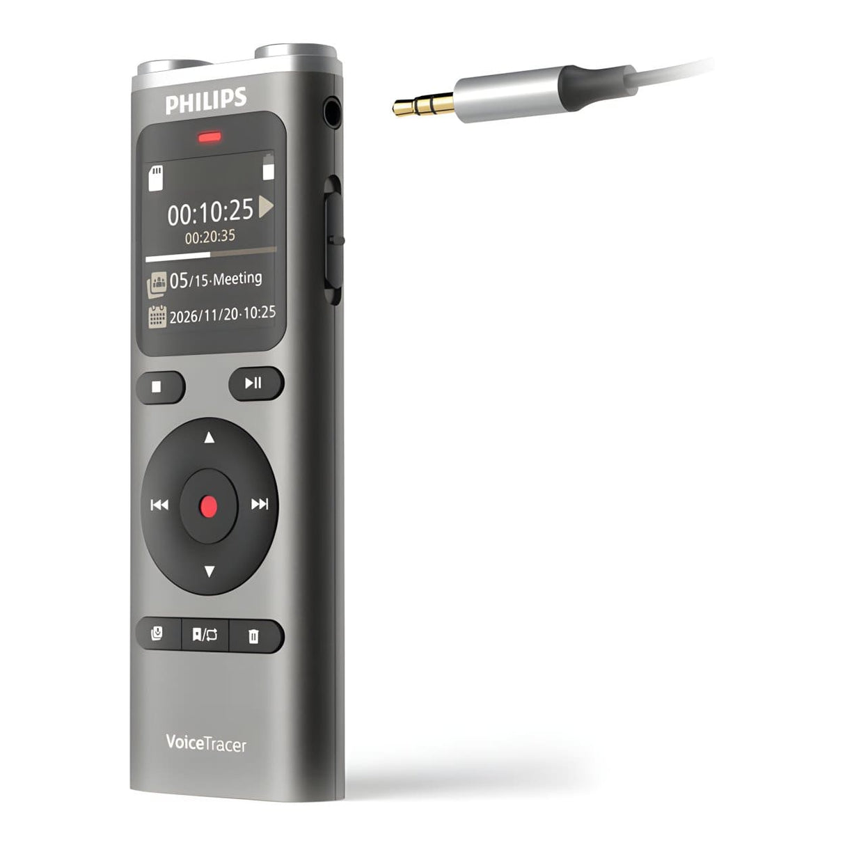 Philips VoiceTracer DVT2075 Audio Recorder