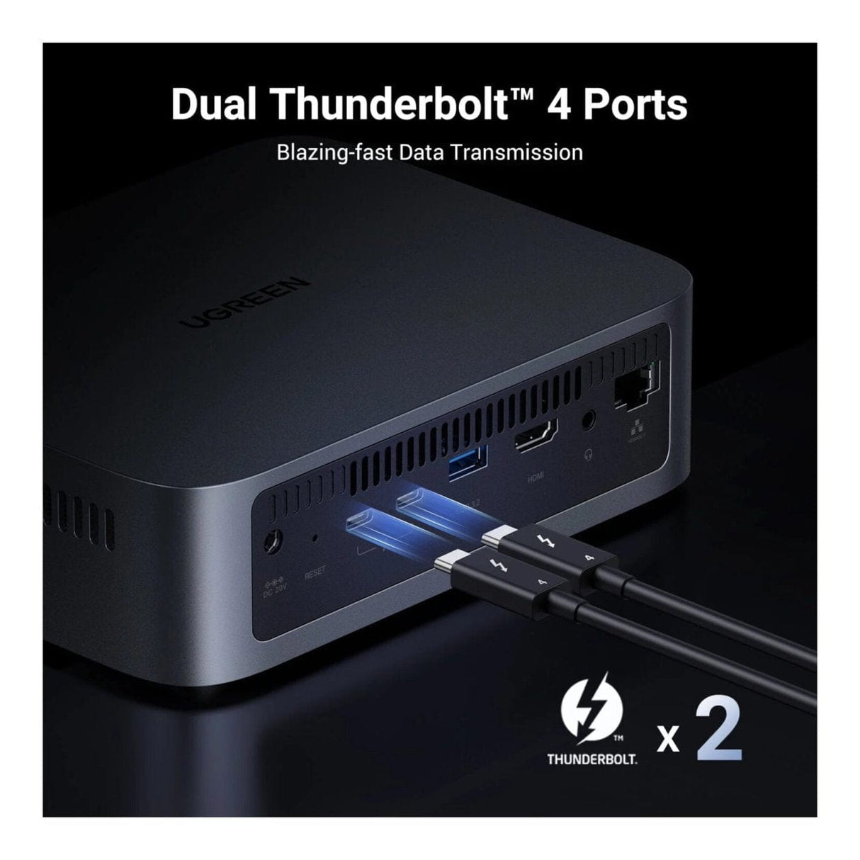 Ugreen NASync DXP480T Plus 4-Bay NAS DXP480TPLUS-25892B