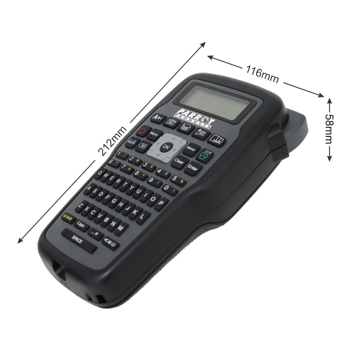 Parrot E1000Pro Portable Label Printer Black