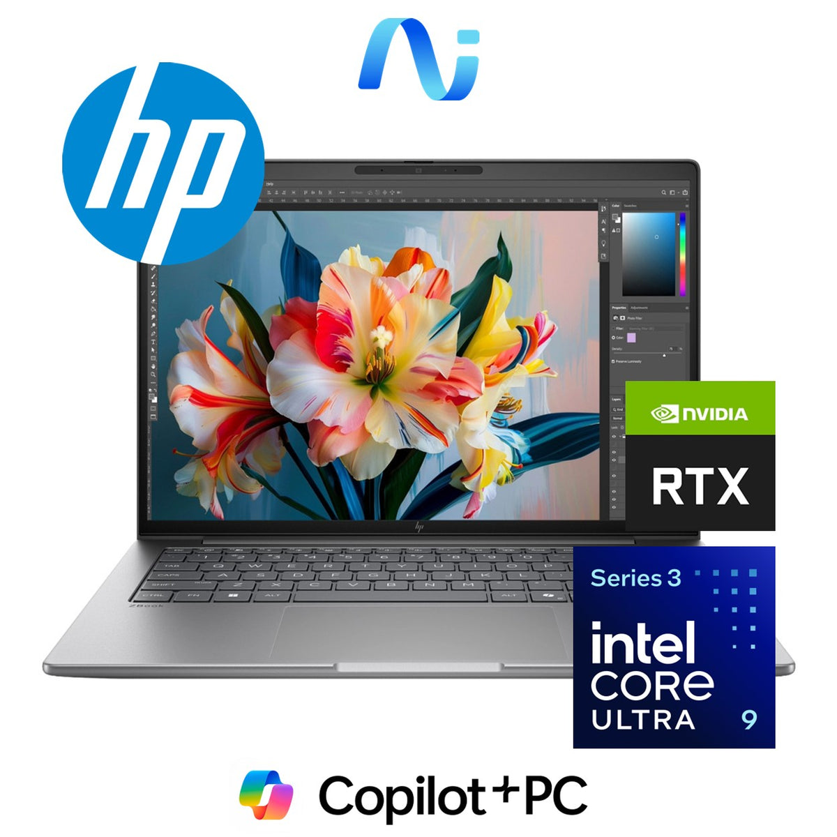 HP ZBook 8 G2i 14-inch WUXGA Next Gen AI Mobile Workstation - Intel Core Ultra 9 386H 1TB SSD 32GB RAM RTX PRO 500 Win 11 Pro