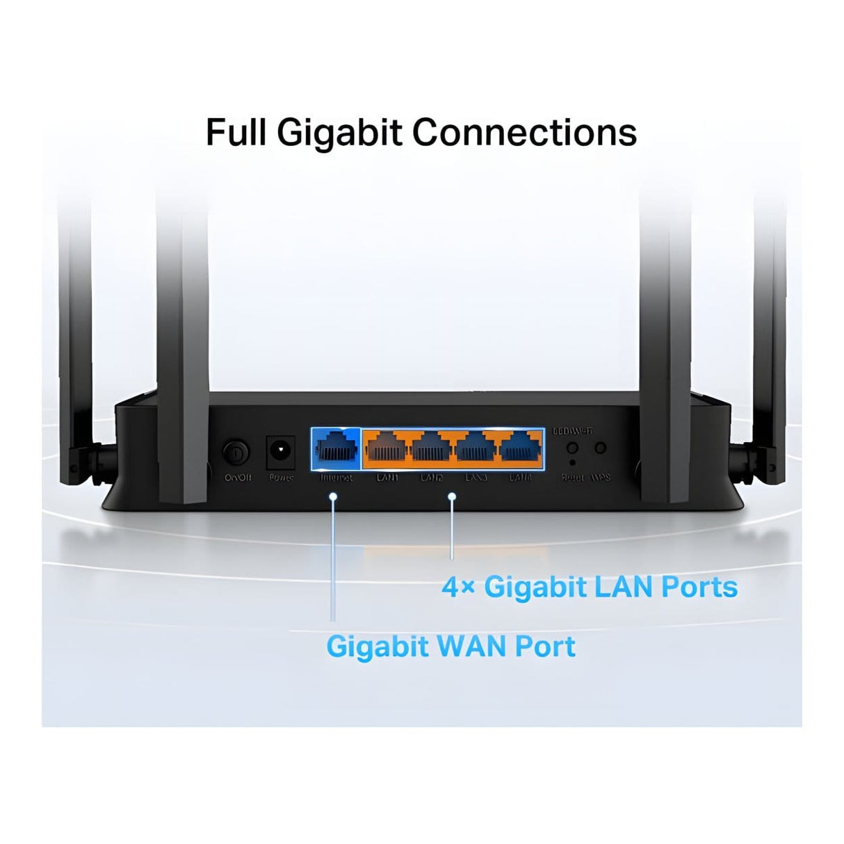 TP-Link EB210 BE3600 Wi-Fi 7 Wireless Router Dual-band 2.4GHz and 5GHz Gigabit Ethernet Black