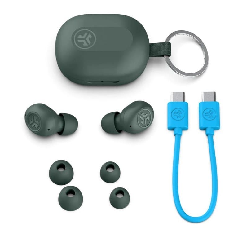 JLab JBUDS Mini True Wireless Earbuds Sage Grey EBJBMINIRSGE124