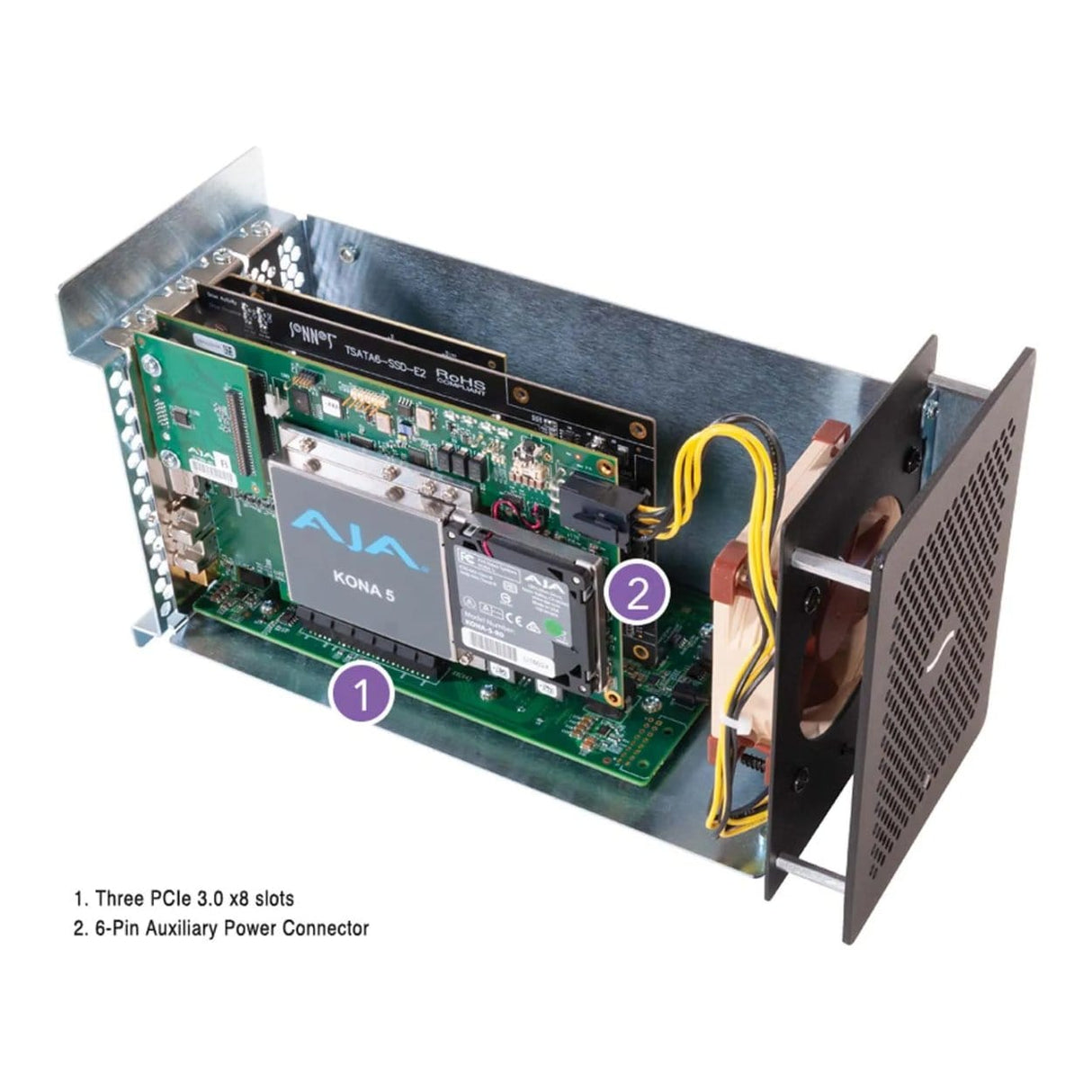 Sonnet Echo Express SE IIIe 3-slot PCIe Card Expansion Unit Black ECHO-EX-SE3E-T3