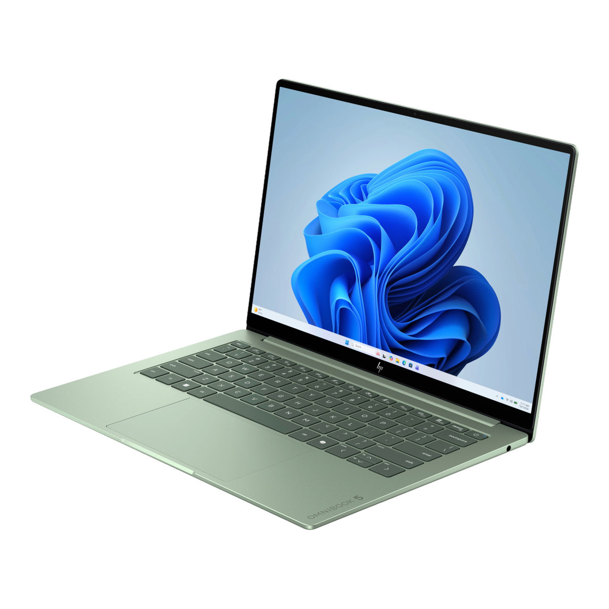 HP OmniBook 5 14-mh0005ni 14-inch 2K OLED AI Laptop - Intel Core 5 320 512GB SSD 16GB RAM Win 11 Home Honeydew