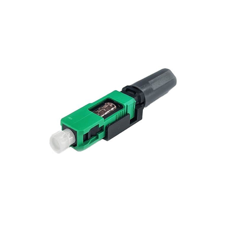 EasyFiber Field-Assembly SC APC Single Mode Fiber Connector - Green EF-CON-SM-SCA