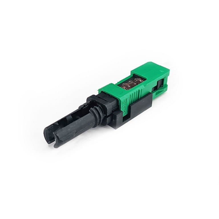 EasyFiber Field-Assembly SC APC Single Mode Fiber Connector - Green EF-CON-SM-SCA