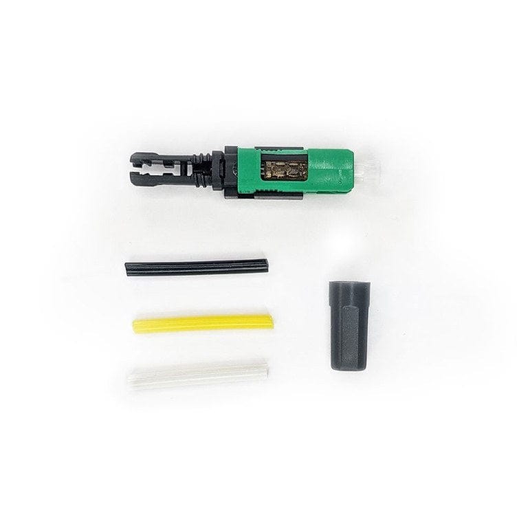 EasyFiber Field-Assembly SC APC Single Mode Fiber Connector - Green EF-CON-SM-SCA