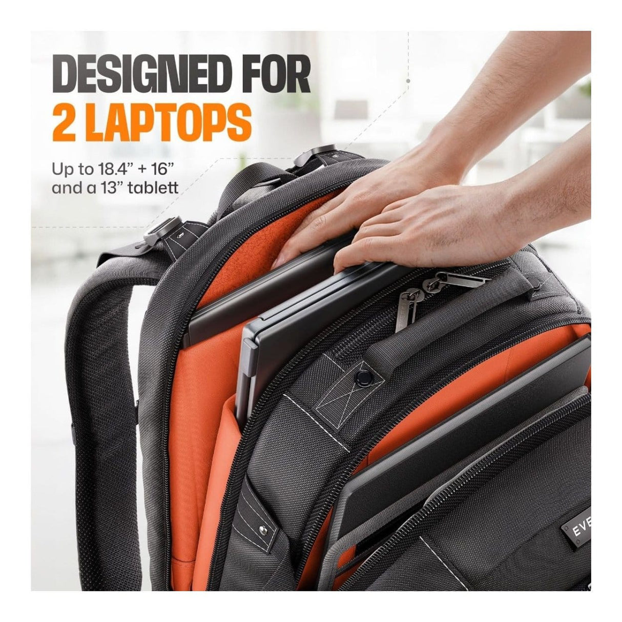 Everki 18.4-inch Busimess 120 Pro Notebook Backpack Black EKP120P-ECO