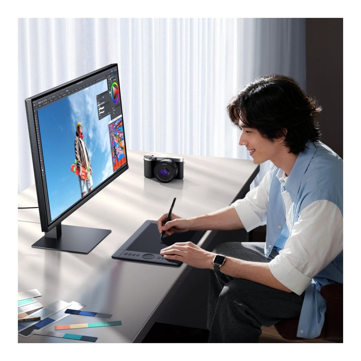 Xiaomi A27Qi 27-inch 2560 x 1440p QHD 16:9 120Hz 6ms LED IPS Office Monitor ELA6568EU