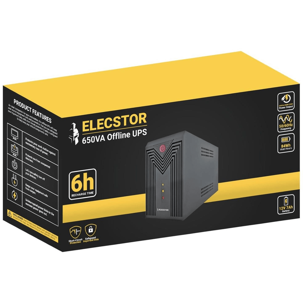 Elecstor 600VA Offline UPS ELE-600VA
