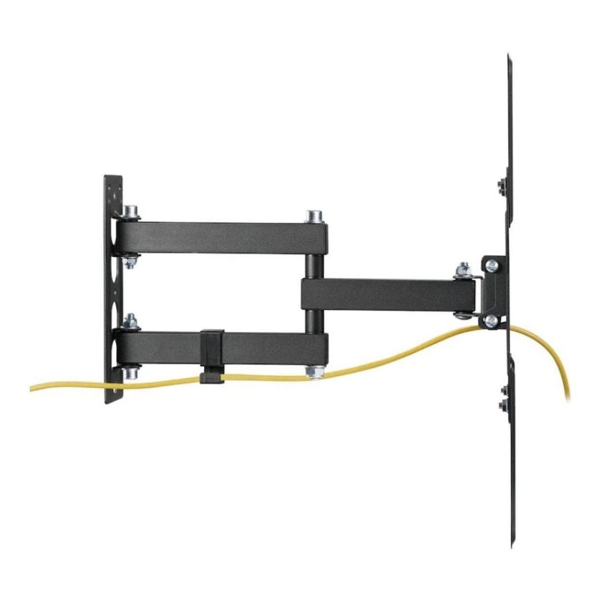 Ellies 23 to 55-inch Solid Series Full Motion Single Arm TV Wall Mount ELL-2009-BK