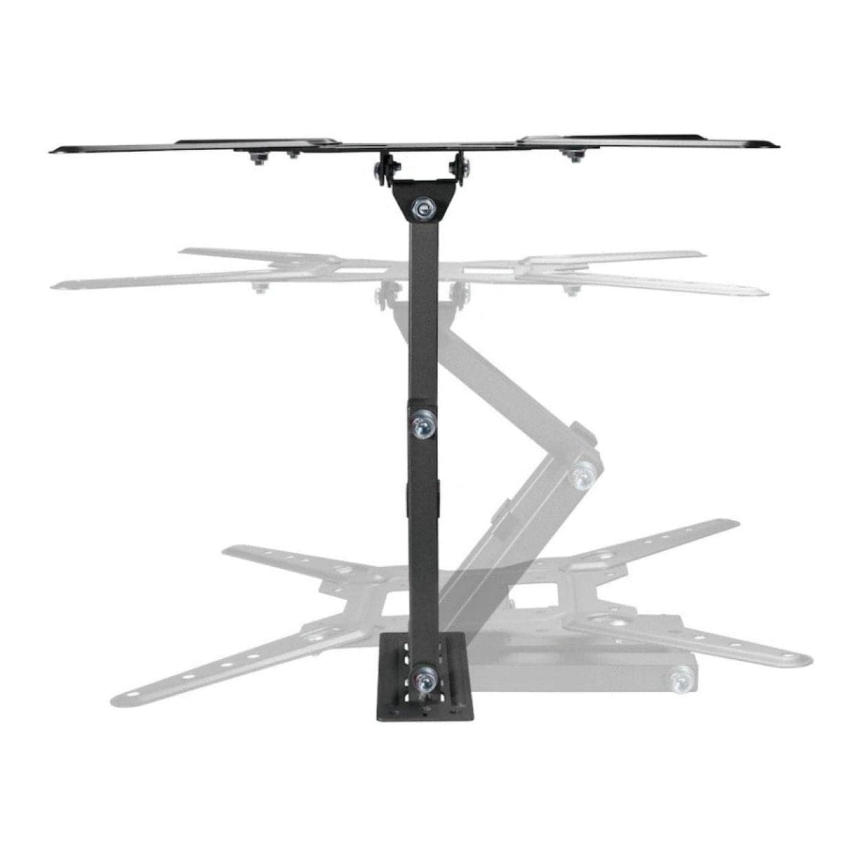 Ellies 23 to 55-inch Solid Series Full Motion Single Arm TV Wall Mount ELL-2009-BK