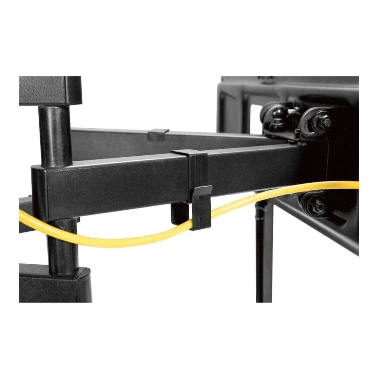Ellies 37 to 86-inch Solid Series Full Motion Double Arm Mount ELL-2011-BK