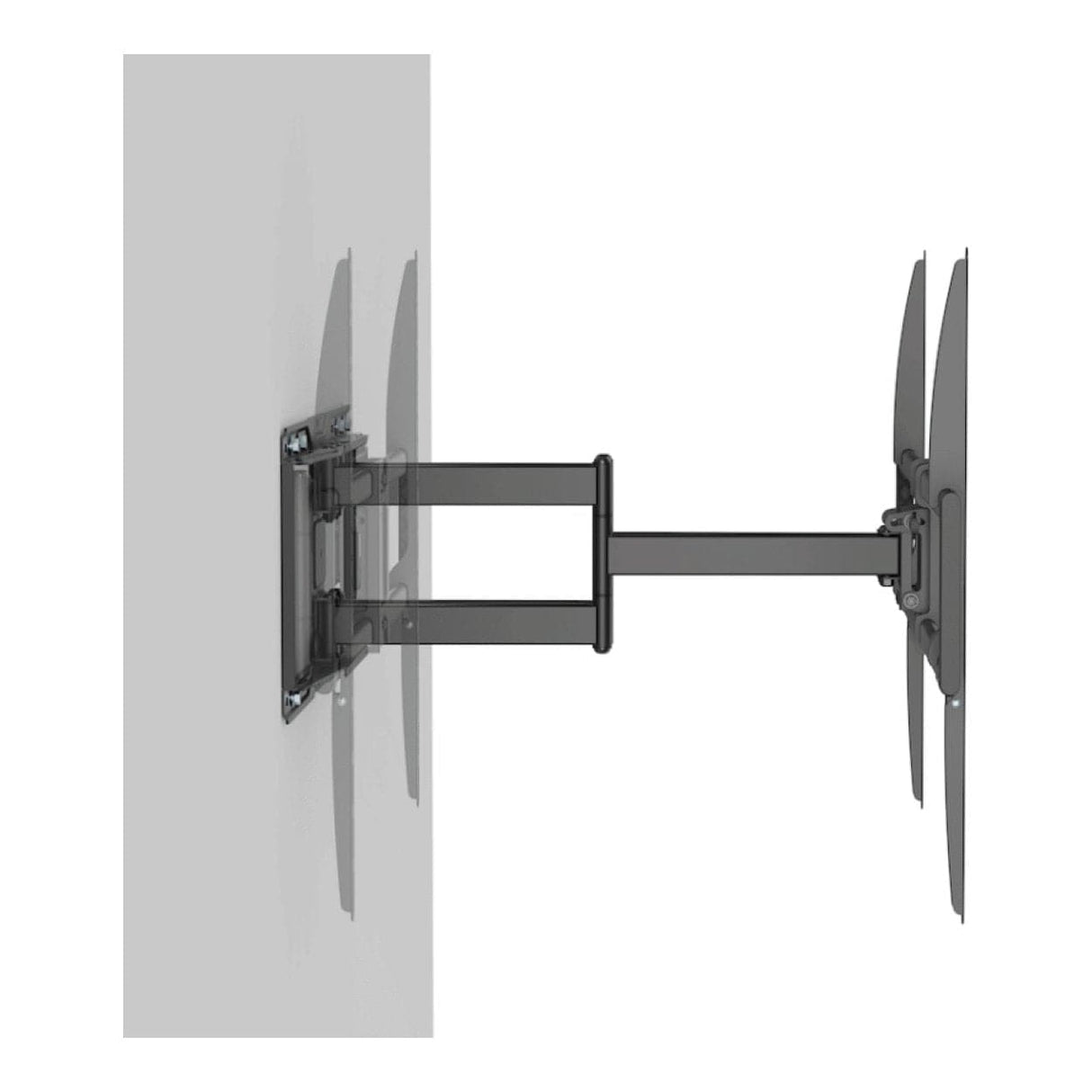 Ellies 50 to 105-inch Solid Series Heavy Duty Full Motion TV Wall Mount ELL-2012-BK